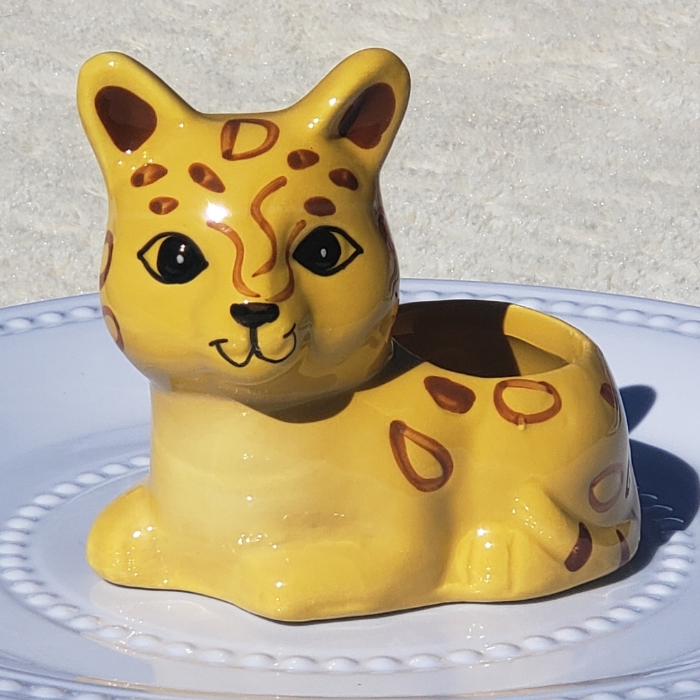 🖐5/$25🖐NEW Jaguar Animal Planter Flower Pot